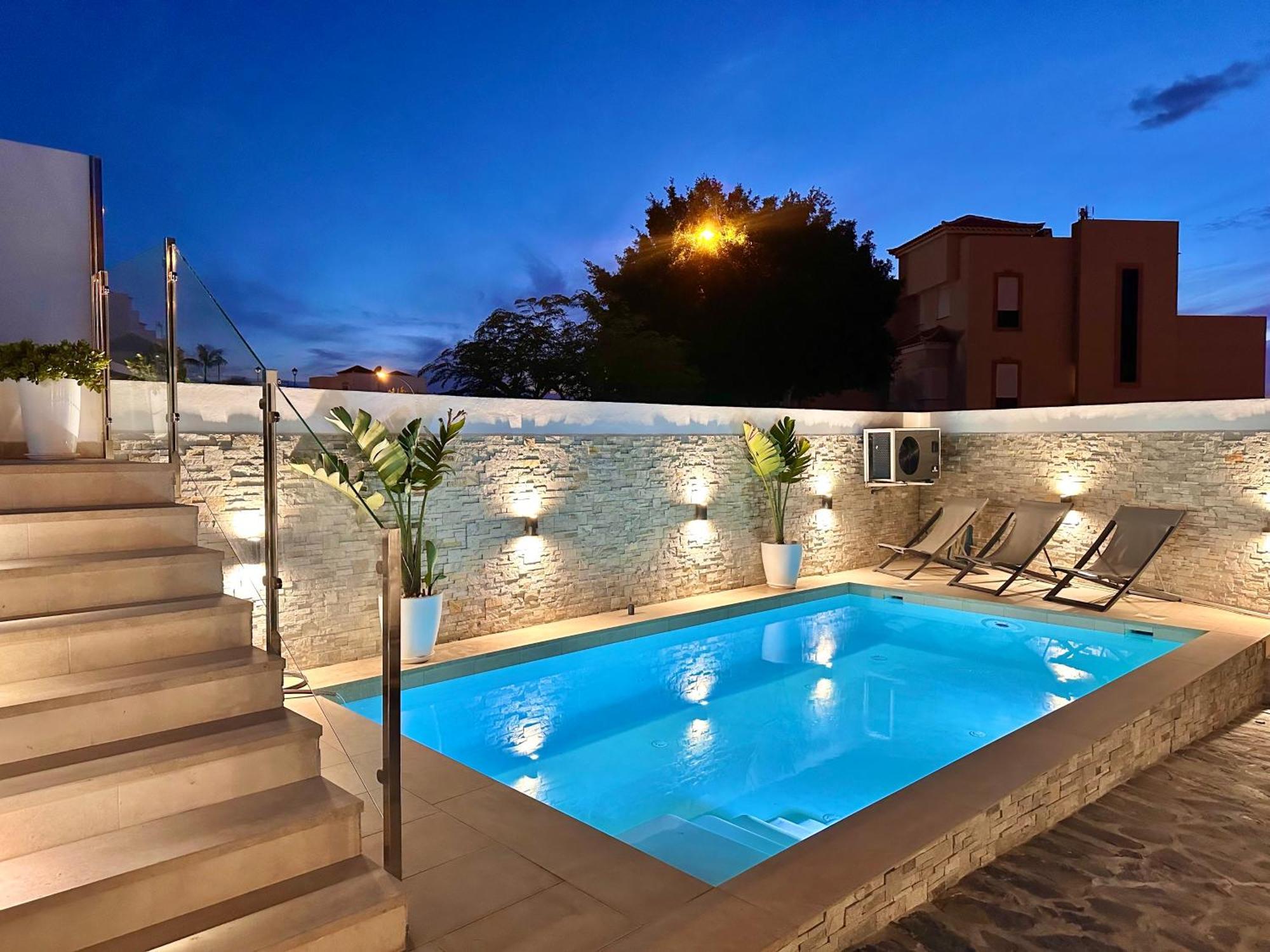 Luxury House Atlantico Private Heated Pool Costa Adeje (Tenerife) Exterior foto